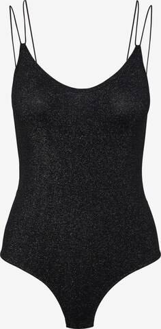 PIECES Shirt bodysuit 'SUNNI' in Black: front