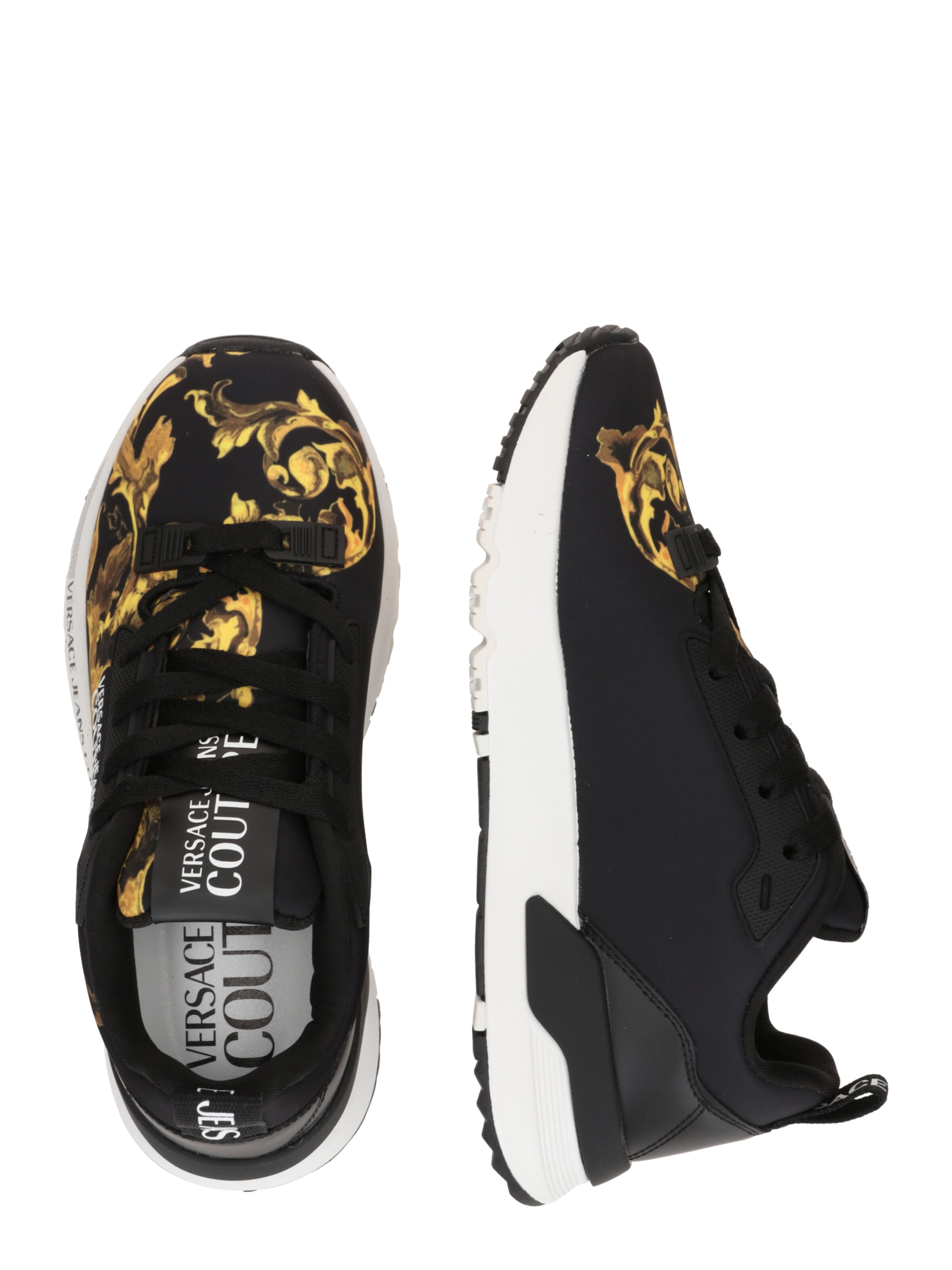 Versace Jeans Couture Низкие кроссовки в Черный