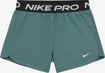 NIKE Regular Urheiluhousut 'NP' värissä vihreä: etupuoli