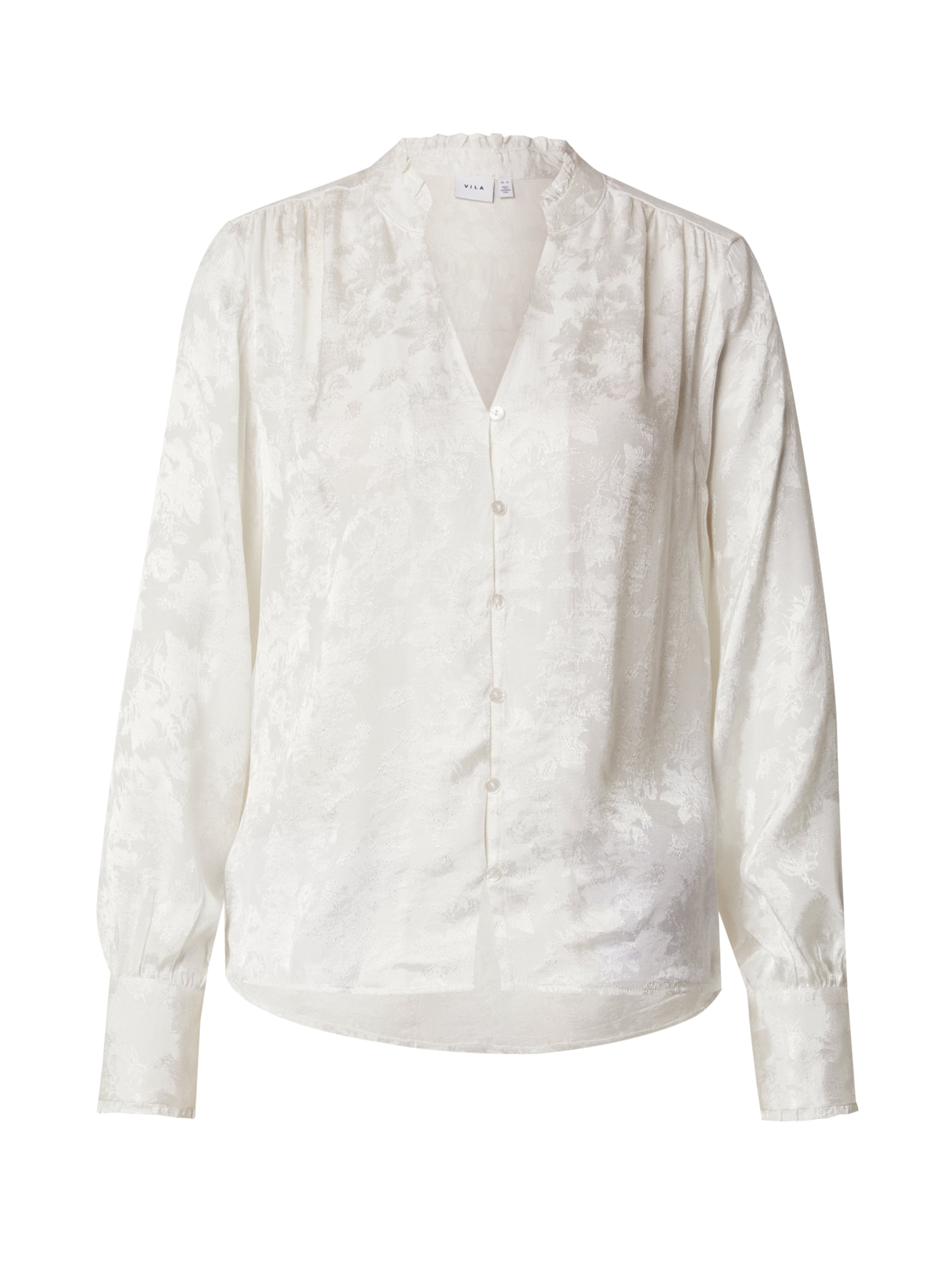 Chemisier 'VISOFIANA' VILA en blanc : devant