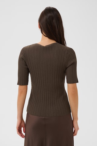 SAINT TROPEZ Pullover 'SigridaSZ' in Braun