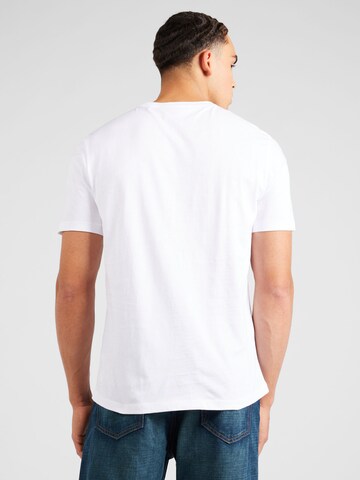 HUGO Тениска 'Davalon' в бяло