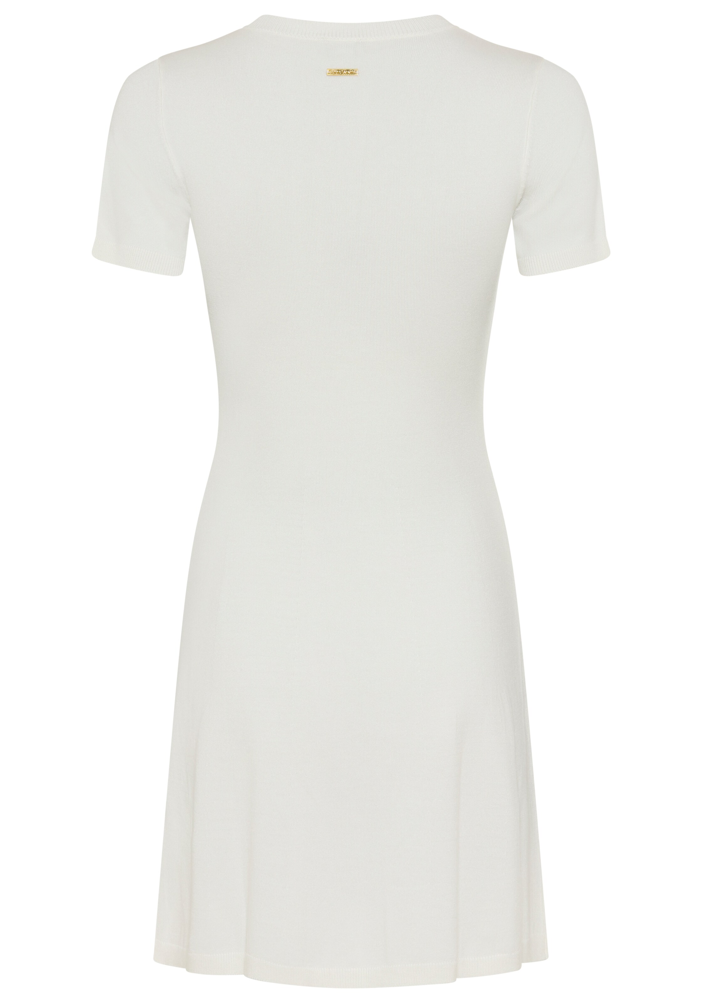Bruno Banani LM Strickkleid in Weiß
