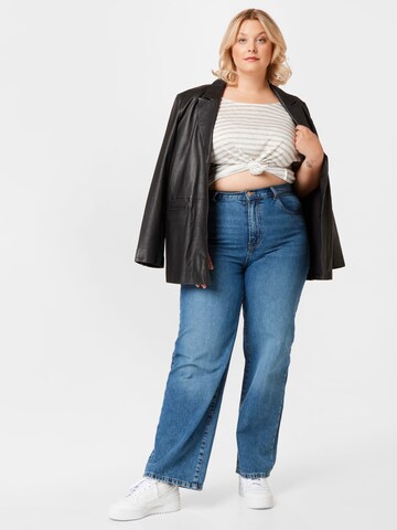 ABOUT YOU Curvy - Camisa 'Karima' em cinzento