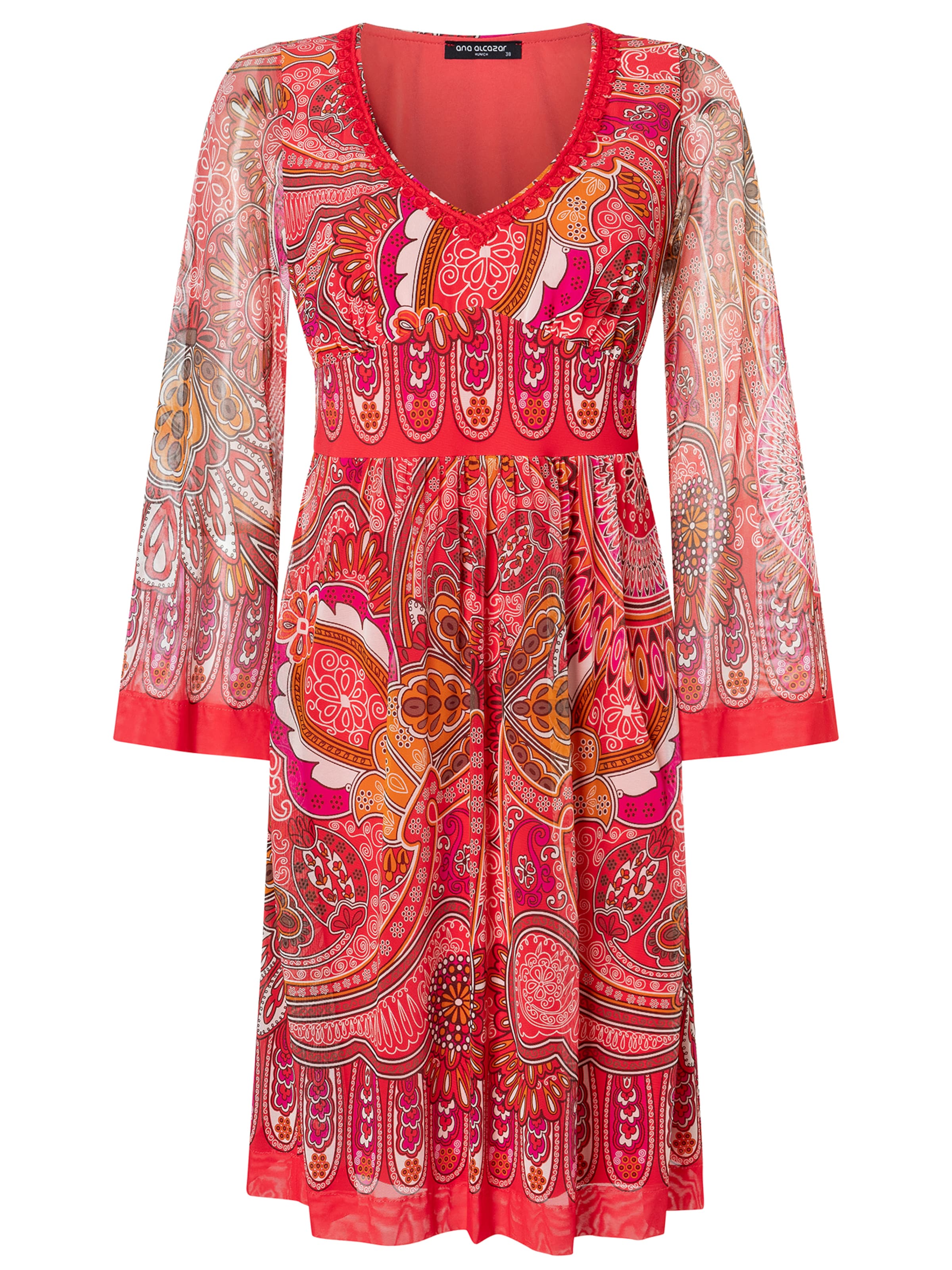 Ana Alcazar Kleid 'Zevila ' in Rot: Vorderseite