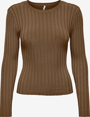 ONLY Sweater 'Ida' in Brown: front