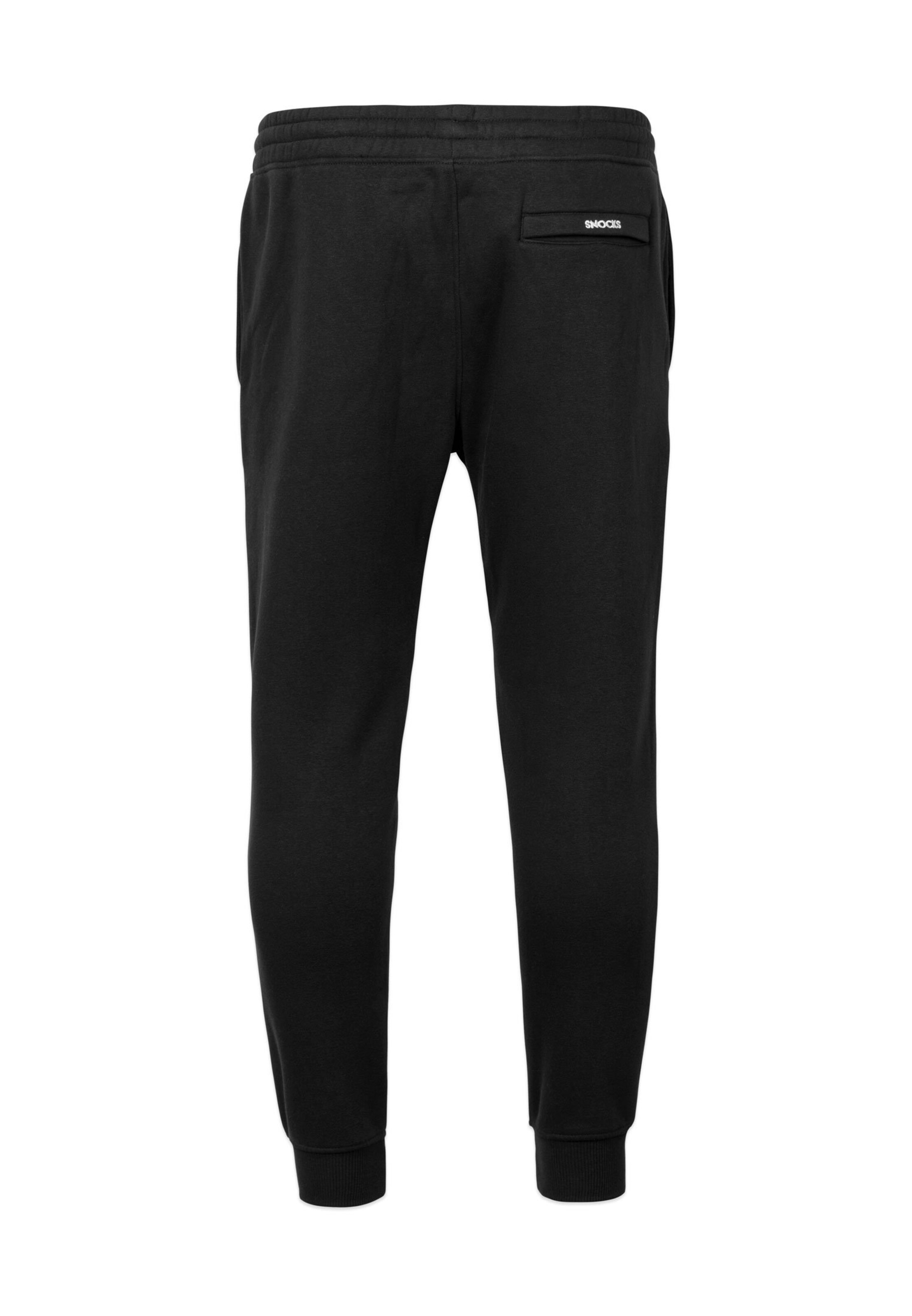 SNOCKS Tapered Hose in Schwarz