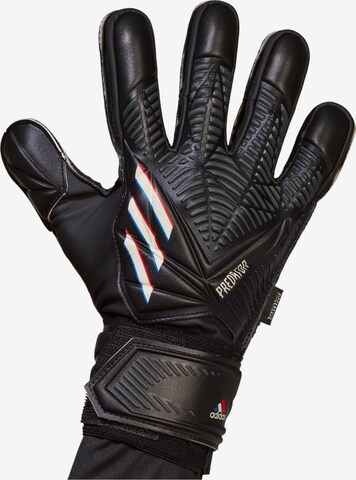 melns ADIDAS SPORTSWEAR Sporta cimdi 'Predator Match Fingersave Goalkeeper'