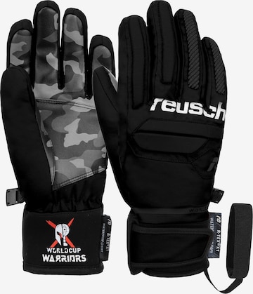 REUSCH Fingerhandschuhe 'Warrior R-TEX® XT' in Schwarz: predná strana