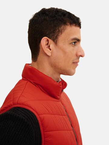 Gilet di TOM TAILOR in rosso