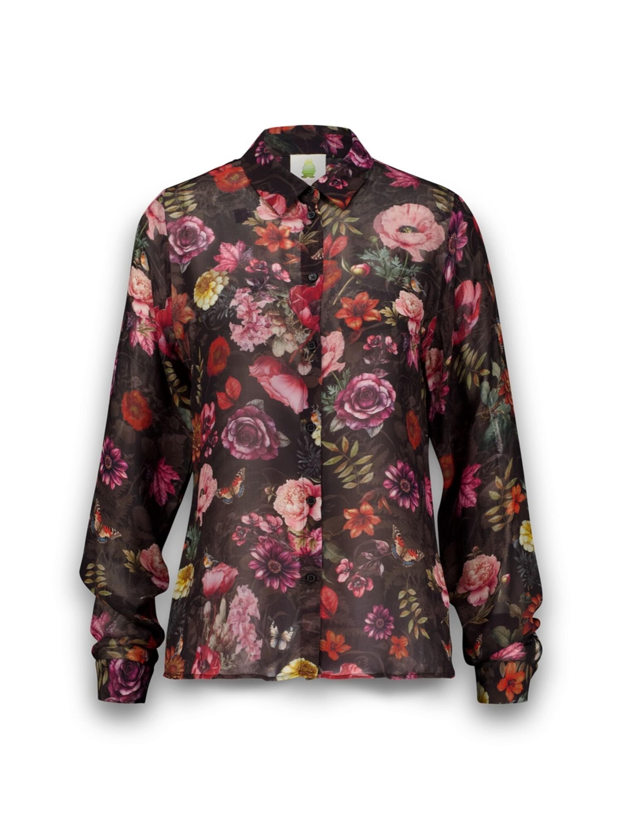 PRINCESS GOES HOLLYWOOD Blouse 'Winter Flower' in Gemengde kleuren: voorkant