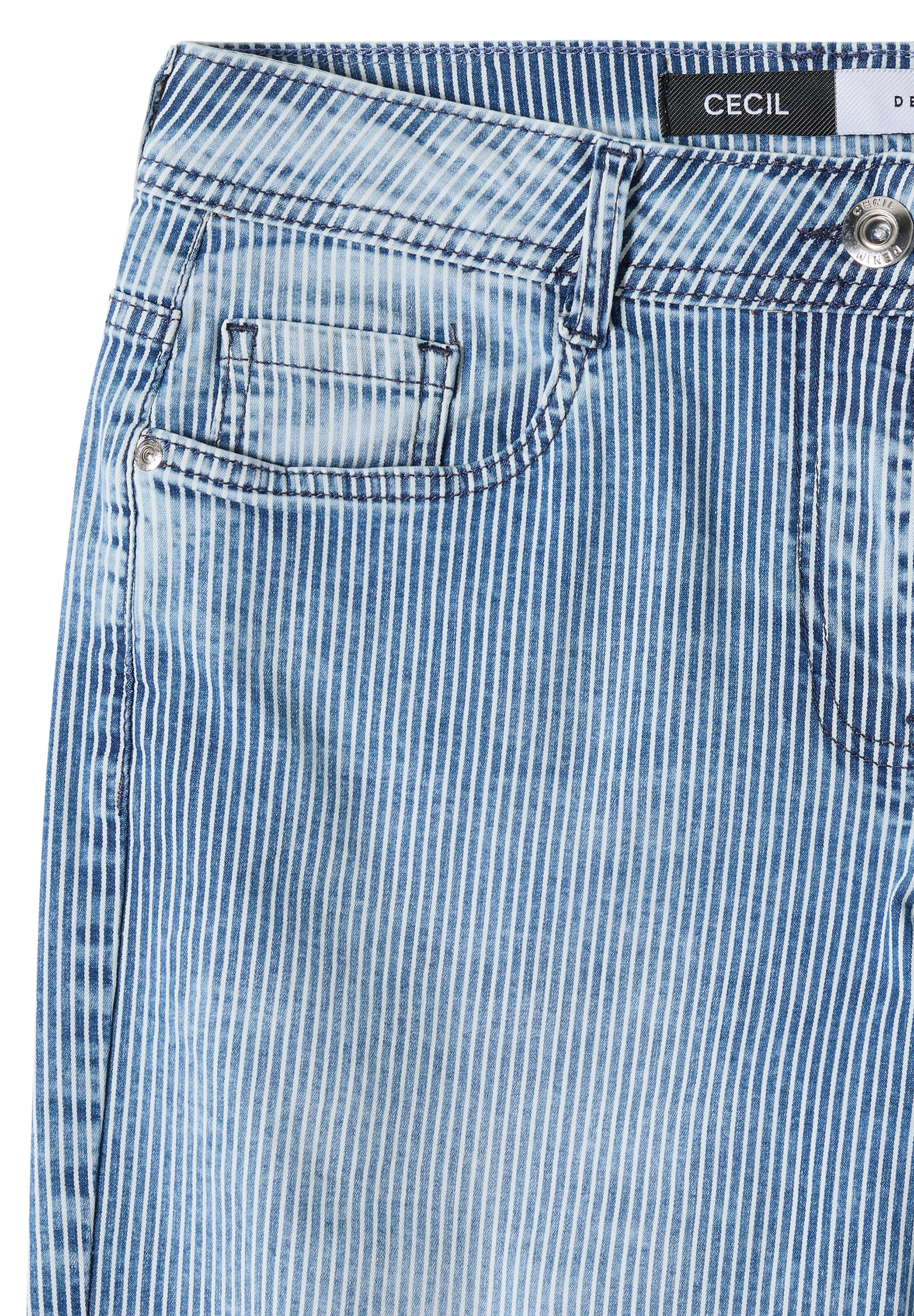 CECIL Wide Leg Jeans in Blau