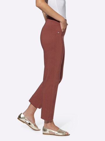 heine - regular Pantalón en marrón