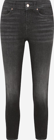 Vero Moda Petite - Skinny Vaquero 'Clara' en negro: frente