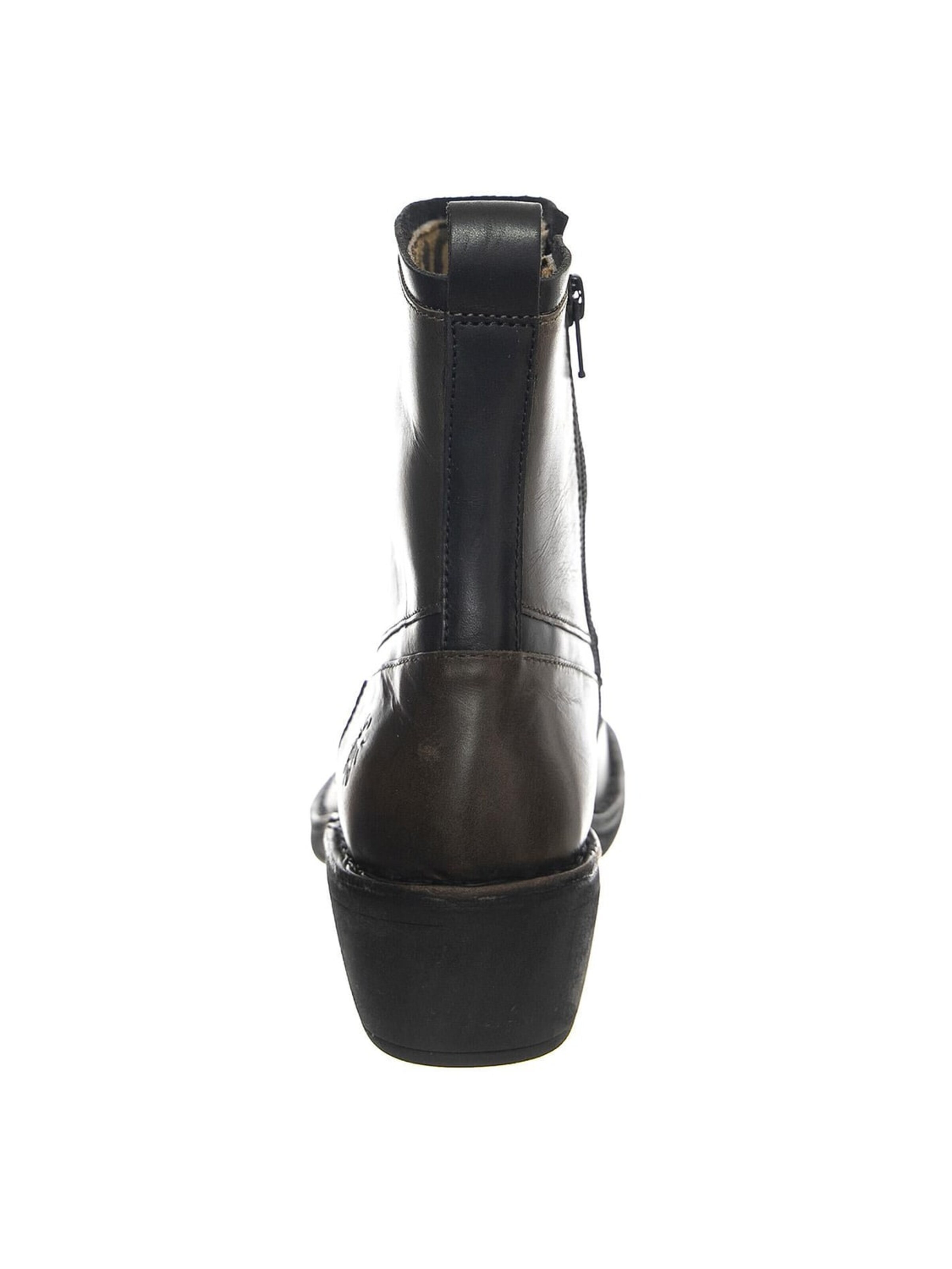 FLY LONDON Kozaki 'W' Miziq02fly Rug Diesel / Black Boots' w kolorze brązowy