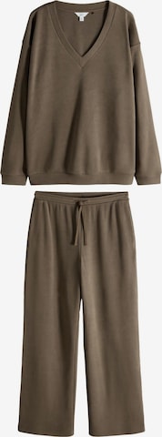 The Set Juoksupuku värissä ruskea: etupuoli