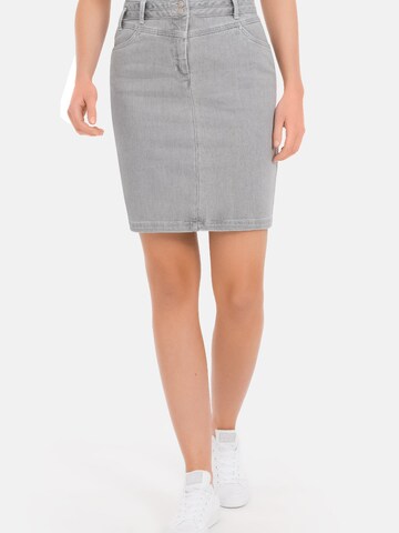 Recover Pants Skirt 'Pia' in Grey: front