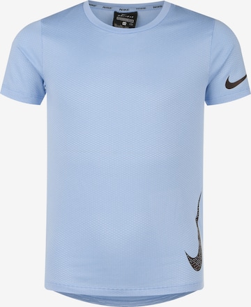 T-Shirt fonctionnel 'Instacool' NIKE en bleu : devant