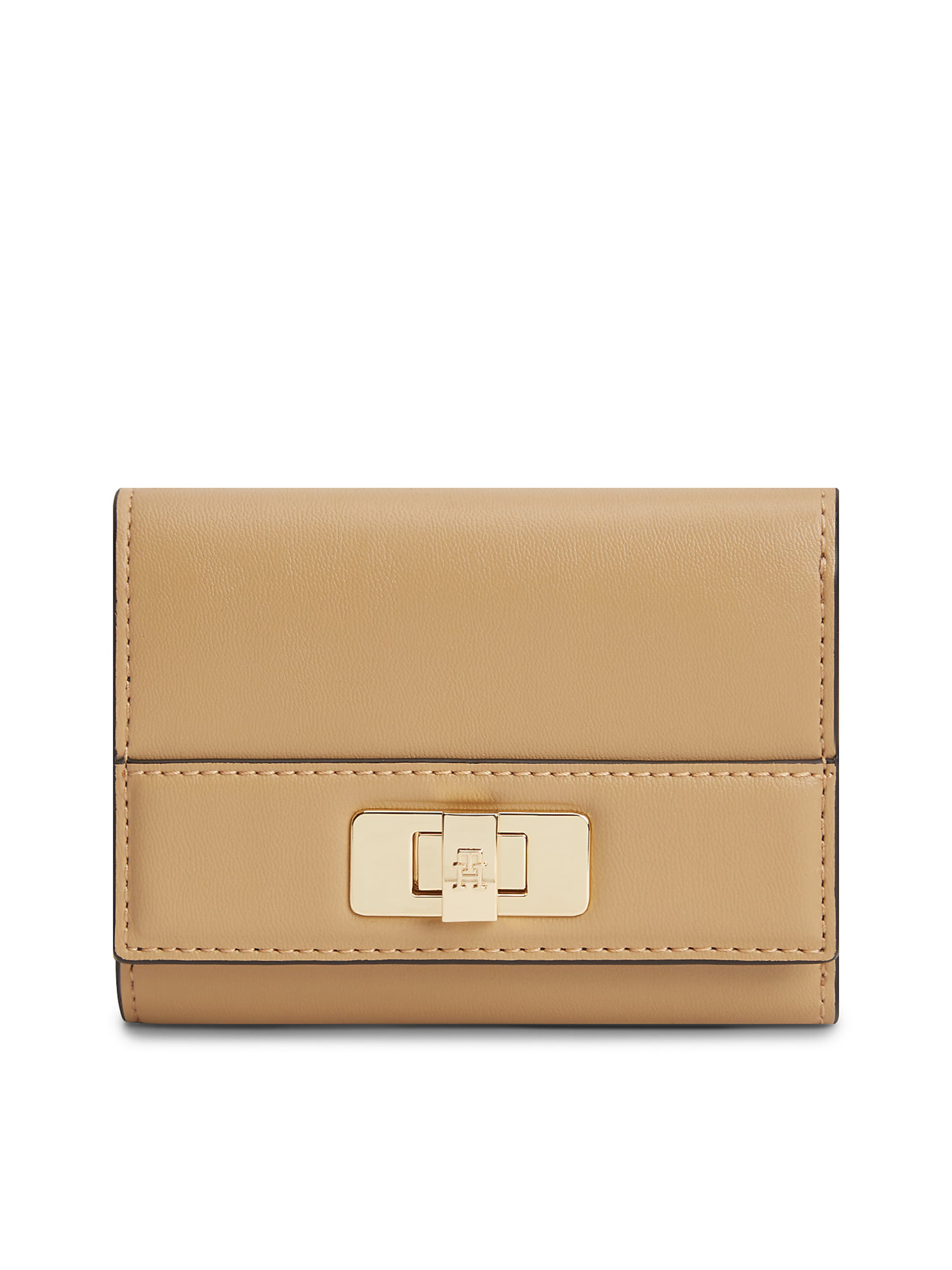 TOMMY HILFIGER Portemonnee in One Size in de kleur Camel, Productweergave