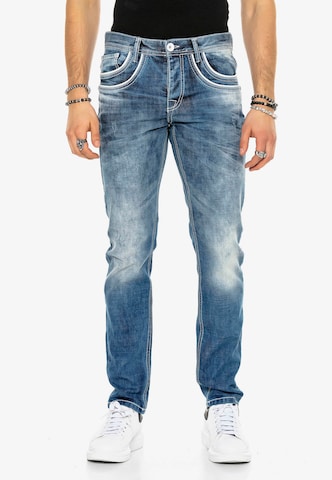 CIPO & BAXX Jeans 'Busk' in Blauw: voorkant