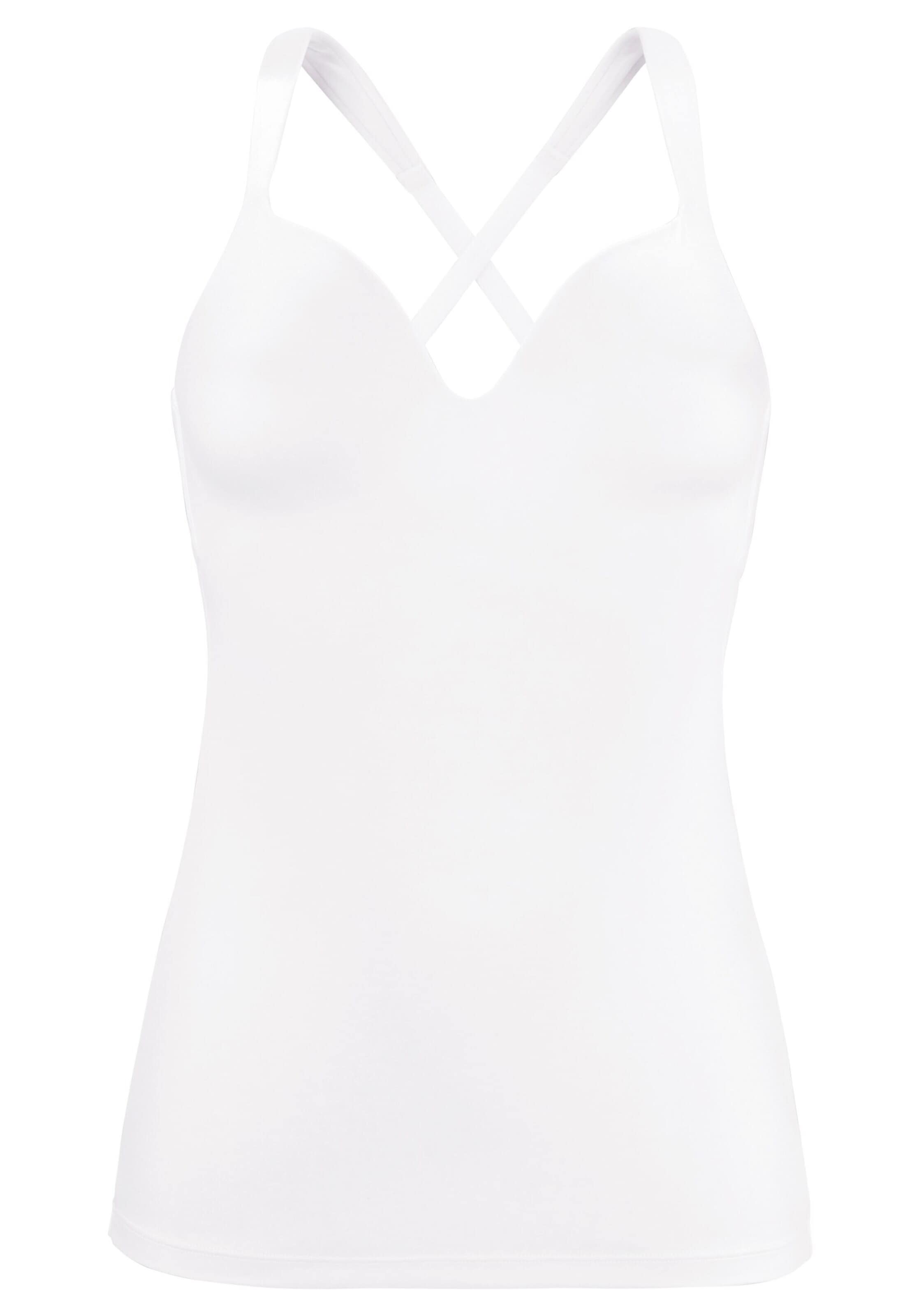 NUANCE Shaping Top in White: front