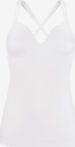 NUANCE Shaping Top in White: front