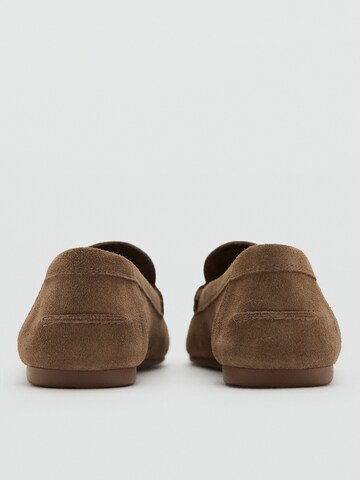 MANGO Mokasini 'Iso1' | rjava barva