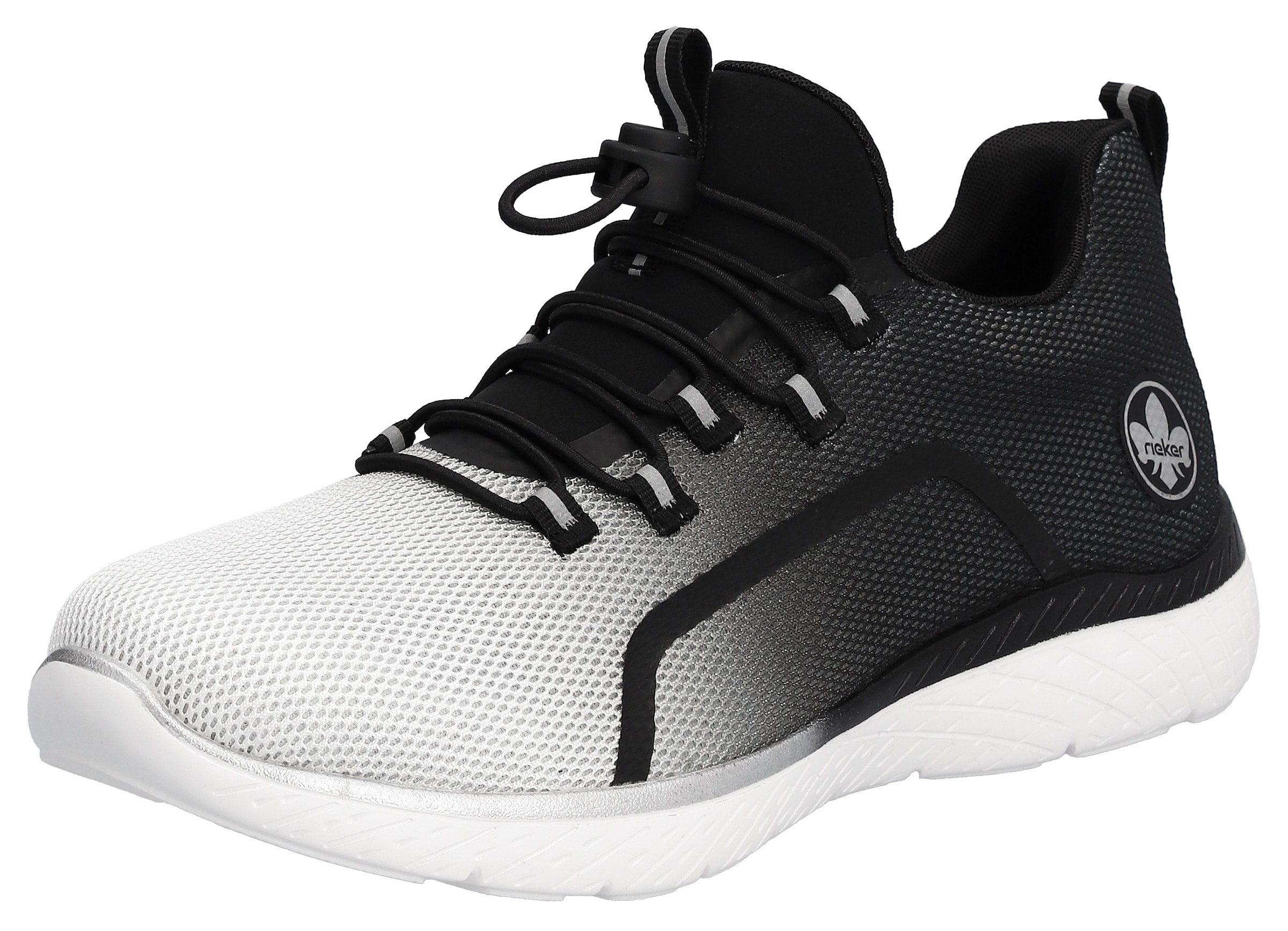 Rieker Slip On in Schwarz: Vorderseite