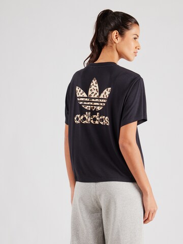 ADIDAS ORIGINALS Shirt 'TREFOIL' in Black: front