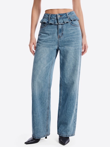 Imily Bela Loosefit Jeans i blå: forside