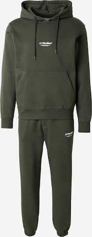 JACK & JONESJogging komplet 'JJESOHO' - zelena boja: prednji dio
