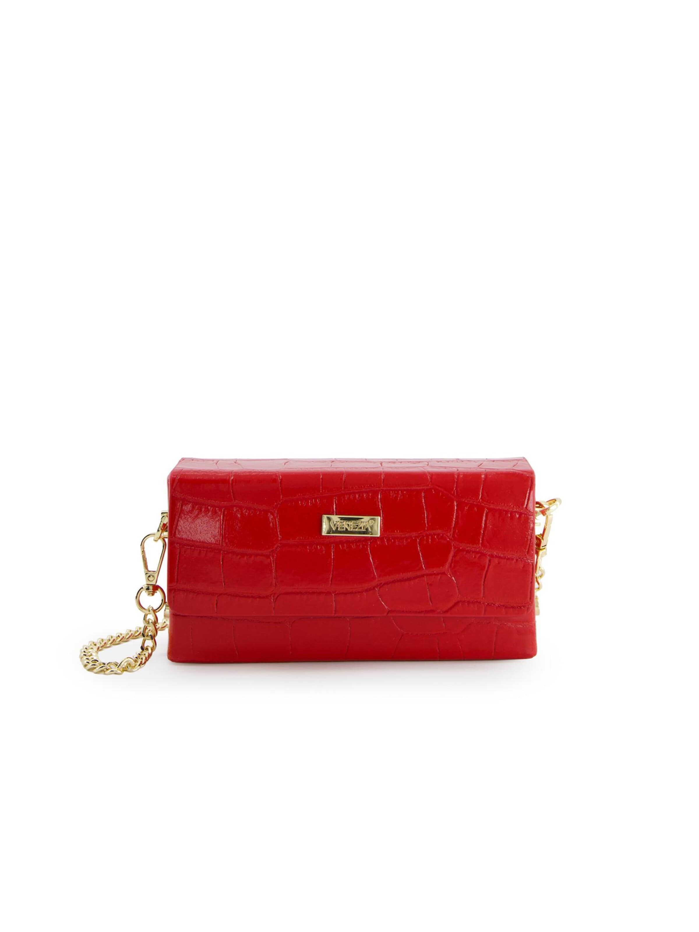 VENEZIA Clutch in Red: front