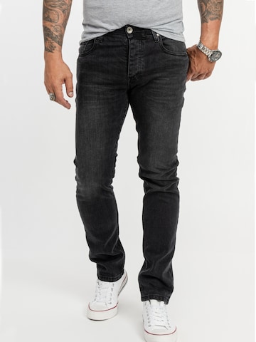 Rock Creek Regular Jeans in Schwarz: predná strana