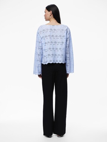 Camicia da donna 'PCArmorine' di PIECES in blu