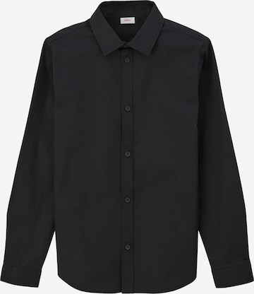 s.Oliver Overhemd in Zwart: voorkant