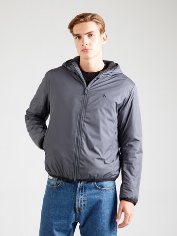 Giacca di mezza stagione di Calvin Klein Jeans in grigio: frontale