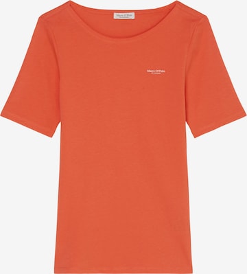 T-shirt Marc O'Polo en orange : devant