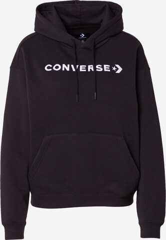 CONVERSE Sweatshirt in Black: front