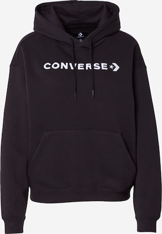 CONVERSE Sweatshirt in Schwarz: predná strana