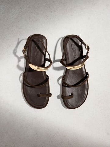Next Sandalen met riem in Bruin
