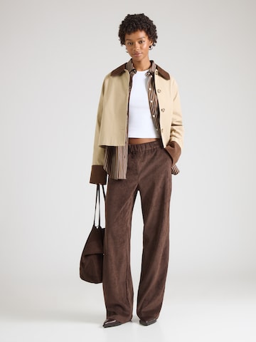 MAC Loosefit Broek 'CHIARA' in Bruin
