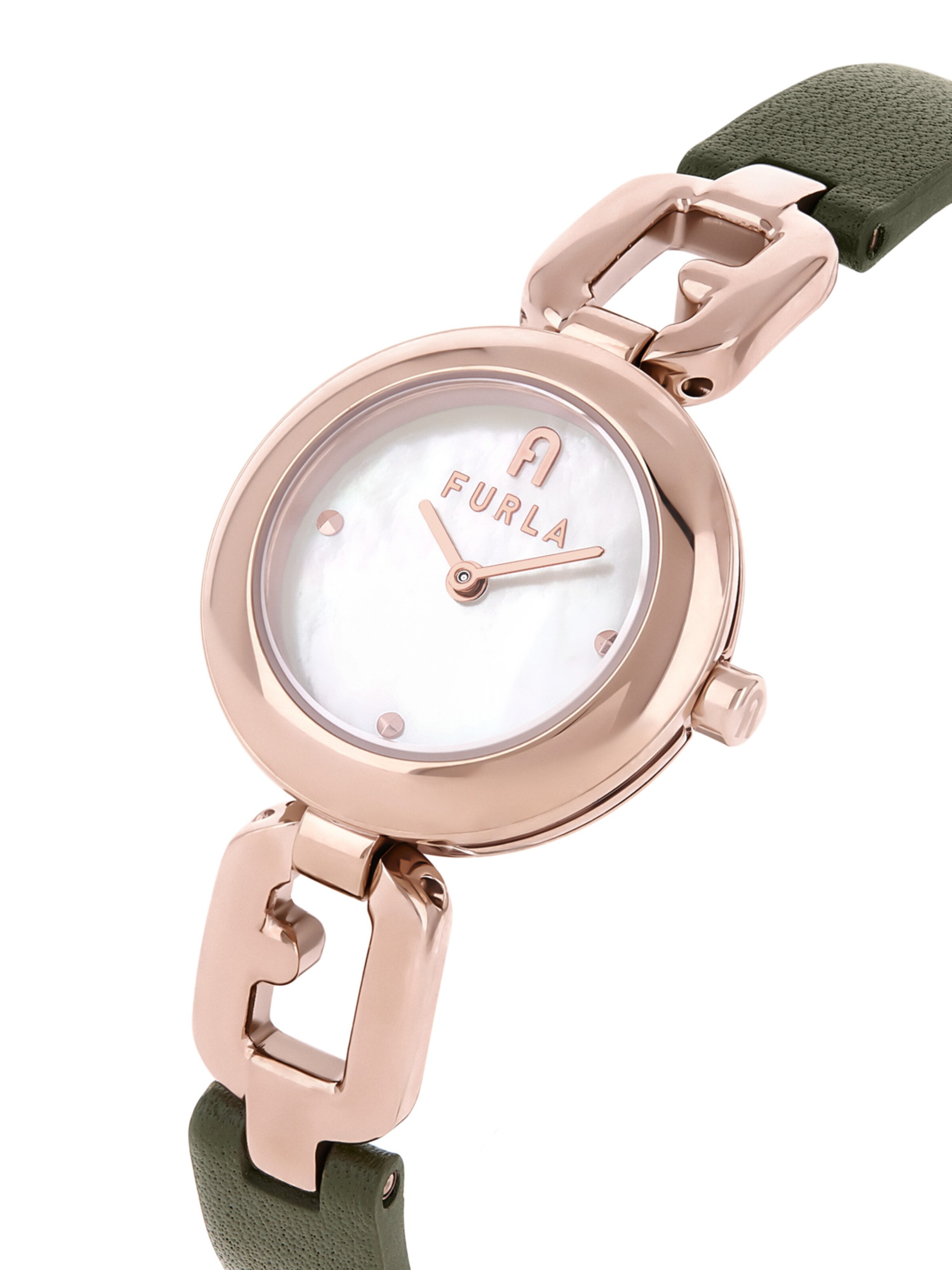 FURLA Analog Watch 'ARCO' in Green