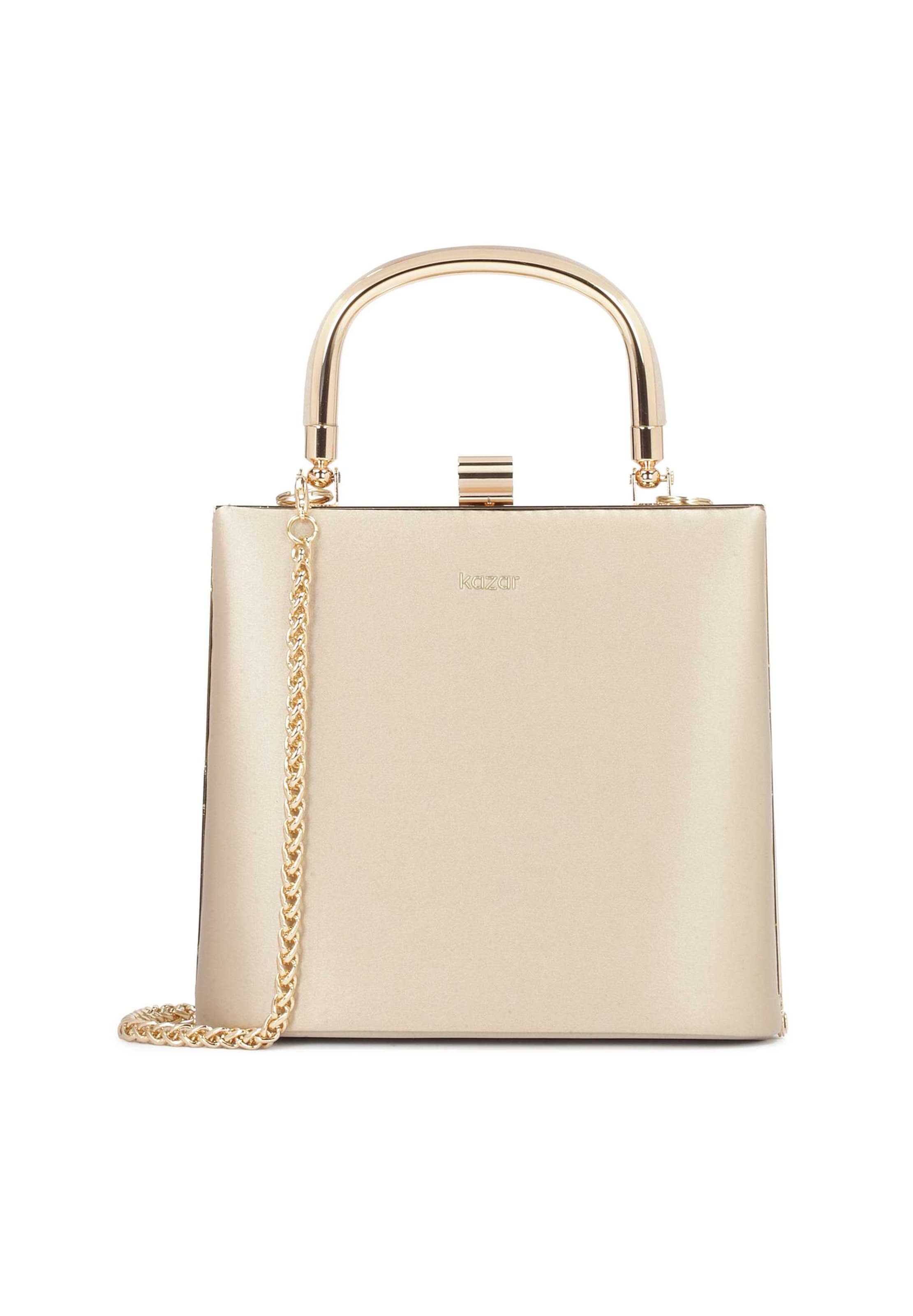 Kazar Handtasche in Beige: Vorderseite