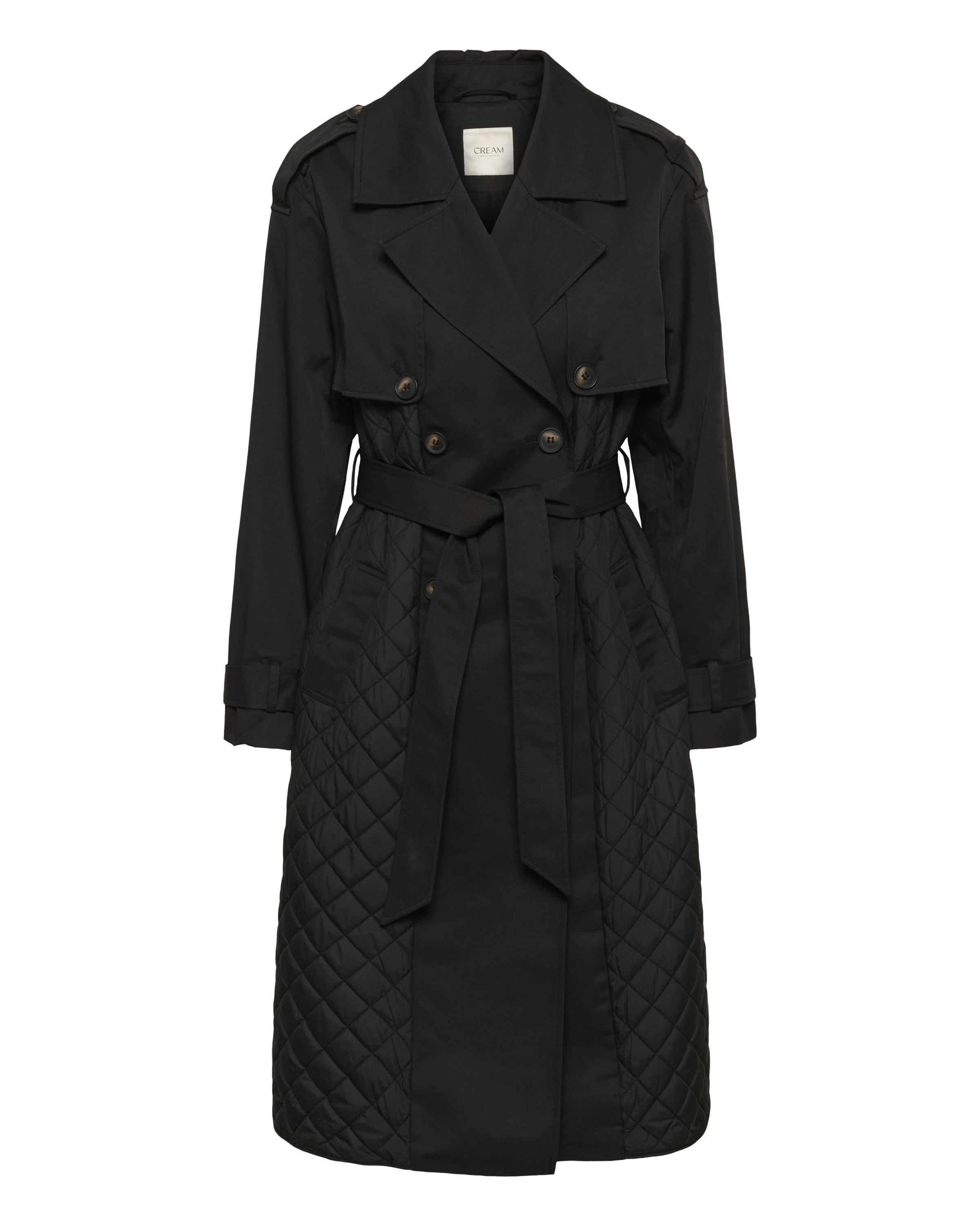 Cream Tussenmantel 'CRTinna' in de kleur Zwart, Productweergave