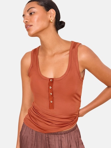 Haut Lipsy en marron : devant