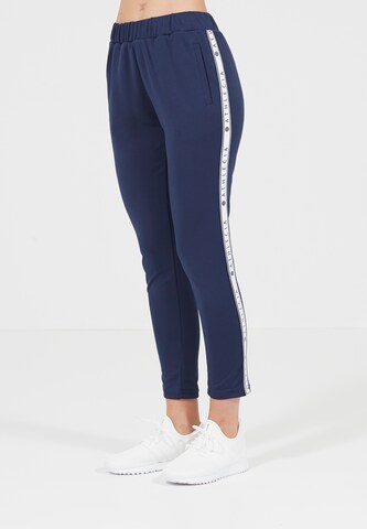 Athlecia Skinny Trainingshose 'Sella' in Blau: predná strana