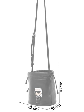 Karl Lagerfeld Tasche in Schwarz