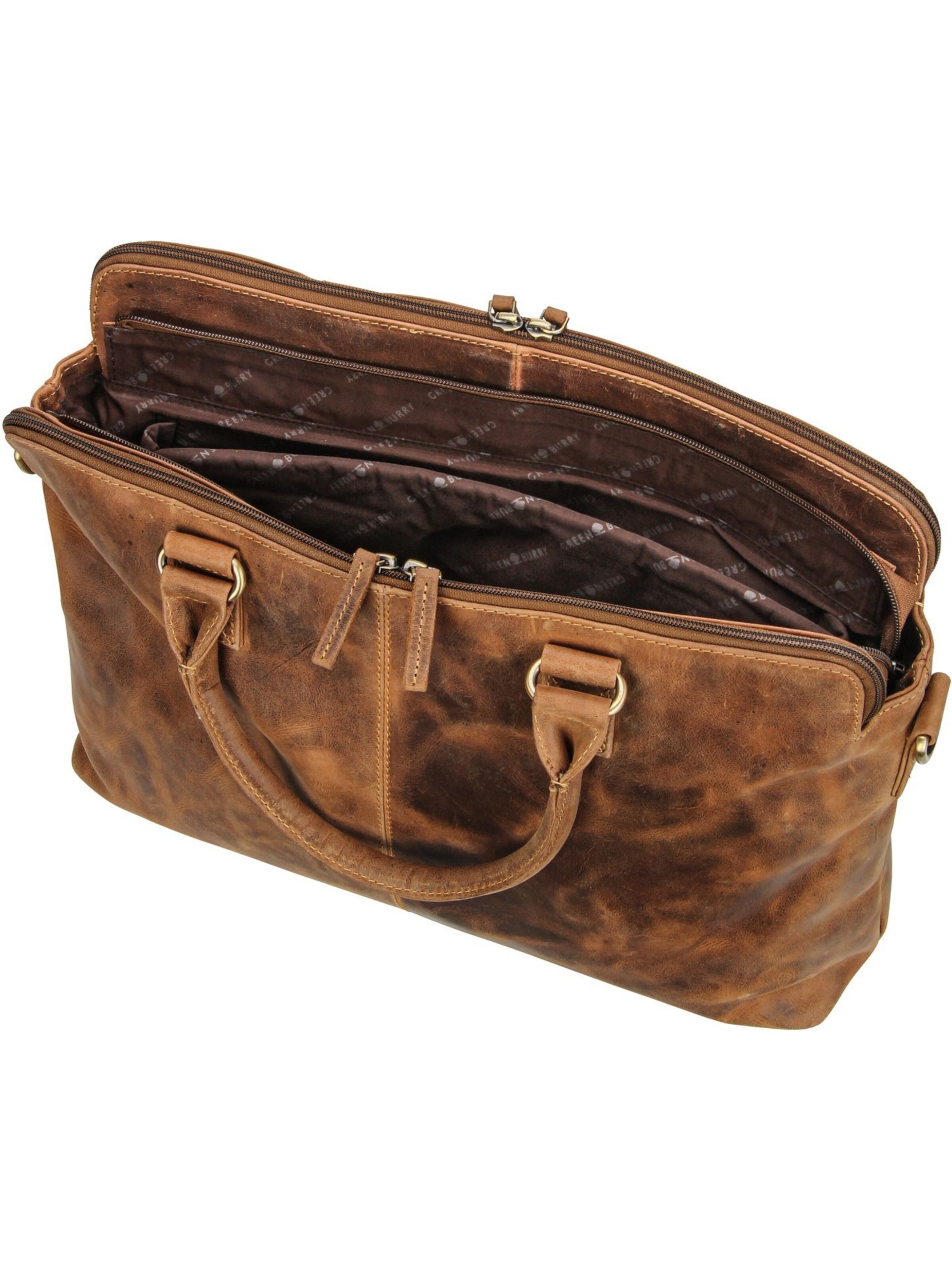 Borsa portadocumenti 'Vintage 1538 ' di GREENBURRY in marrone