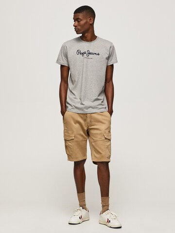 Maglietta 'EGGO' di Pepe Jeans in grigio: frontale