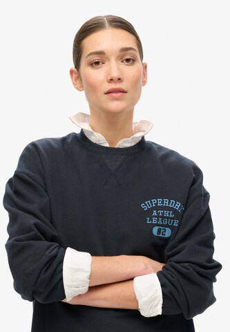 Superdry Sweatshirt 'Athletic' in Blue